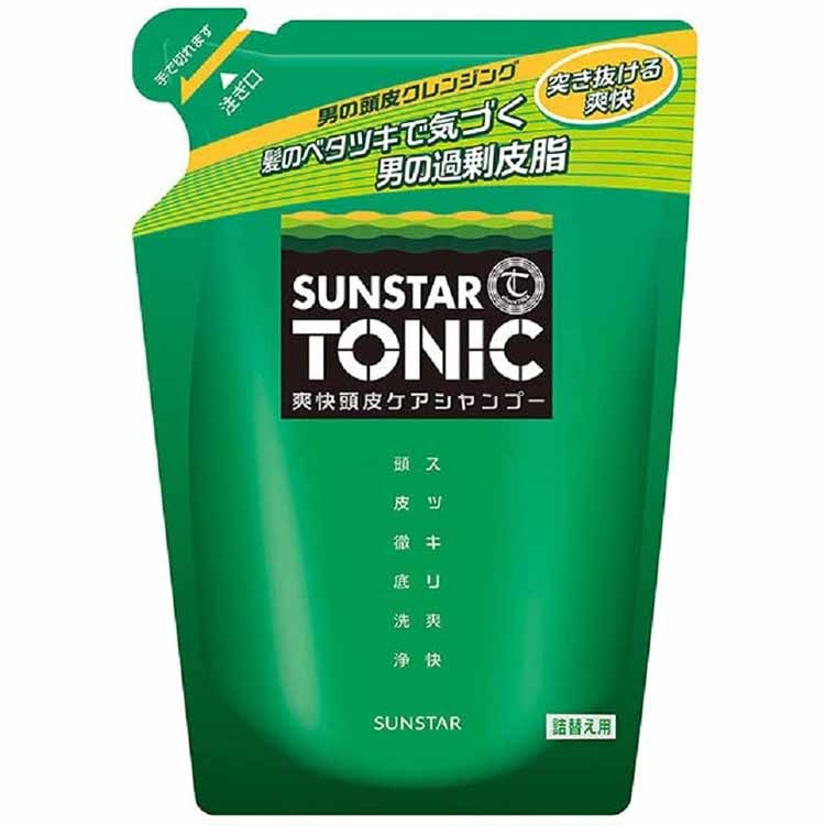 サンスター トニック シャンプー 爽快頭皮ケア 詰替え用 360mL