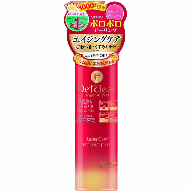 DETクリア ブライト&ピール ピーリングジェリー エイジングケア 洗顔 180ml