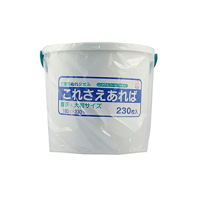 介護用ぬれタオル これさえあれば 容器付 230枚入