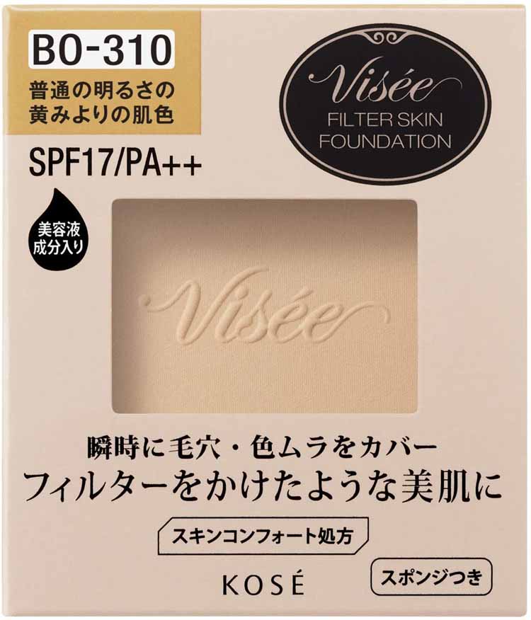 コーセー ヴィセ リシェ フィルタースキン ファンデーション レフィル BO-310 普通の明るさの黄みよりの肌色 10g 1