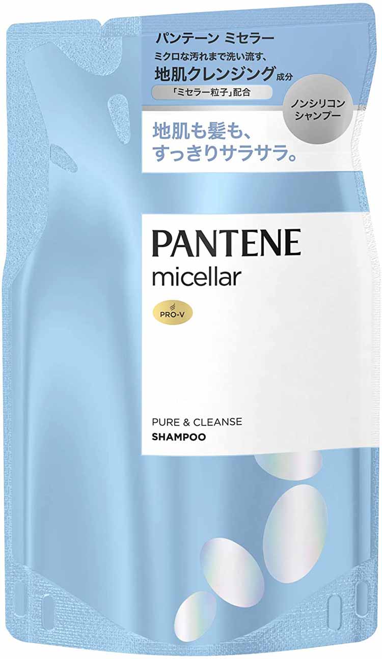 パンテーン ミセラー ノンシリコンシャンプー ピュア&クレンズ 詰め替え 350ml