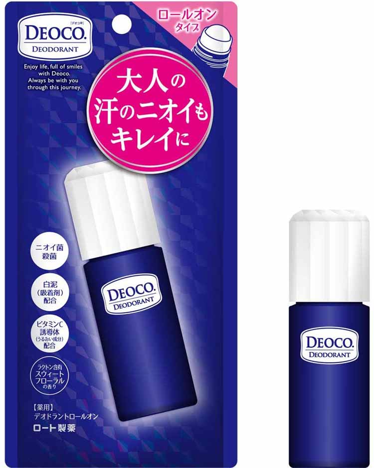 【早い者勝ち！最大400円OFFクーポン配布】 デオコ 薬用 デオドラント ロールオン スウィートフローラルの香り 30mlのサムネイル