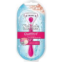 シック Schick クアトロ4 フォーウーマン ホルダー (替刃2コ付) (1コは本体に装着済み)