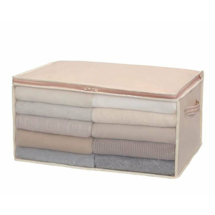 【早い者勝ち！最大400円OFFクーポン配布】東和産業 SN 衣類整理袋 ベージュ 約32×50×24cm 衣類用 収納..