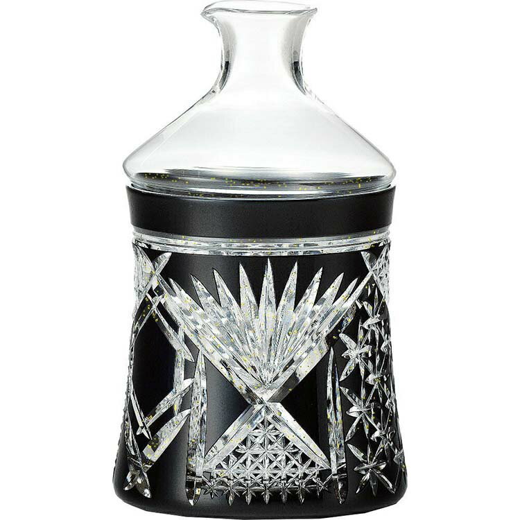 東洋佐々木ガラス 徳利 八千代切子 飛亀甲柄 270ml 日本製 木箱入り カラフェ 片口 ギフト プレゼント 贈り物 LSB62610SBK-C639（ 誕生日プレゼント お祝い 切子 日本酒 酒 冷酒 食器 とっくり 切子 キリコ ）のサムネイル