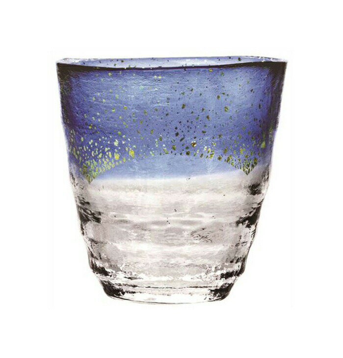 東洋佐々木ガラス 焼酎グラス 和がらす温 お湯わり焼酎ぐらす 藍 金箔 300ml 日本製 glass ガラスコップ グラス コップ ビールグラス 42130TS-G-WSHB（ 誕生日プレゼント おしゃれ タンブラー ）