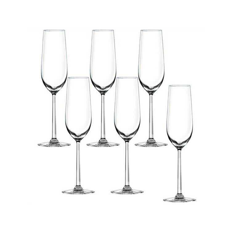 東洋佐々木ガラス シャンパングラス VERAISON ヴェレゾン シャンパン 250ml 6個セット 食洗機対応 割れにくい グラス 薄い 業務用グラス RN-14254CS（ おしゃれ 食洗機 ガラス うすい グラス コップ ）