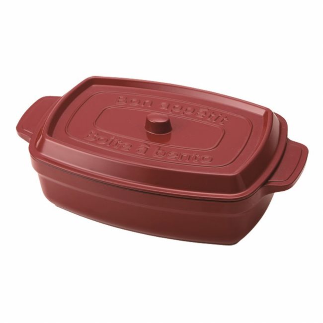 竹中 お弁当箱 ココポット レクタングル レッド 600ml （T-76408）