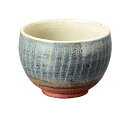 宗峰窯 湯のみ 彫 細 十草 ゆったり碗 φ10×7.2cm (501-28-453)