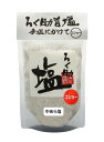 ろく助 塩 中あら塩(コショー) 200g 干椎茸・昆布・干帆立貝のうま味をプラス