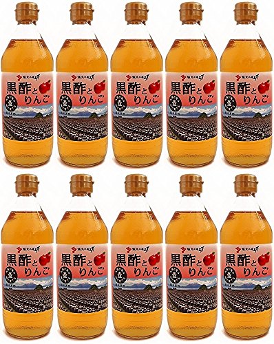 坂元醸造 黒酢とりんご 500ml×10本(1箱)の商品画像