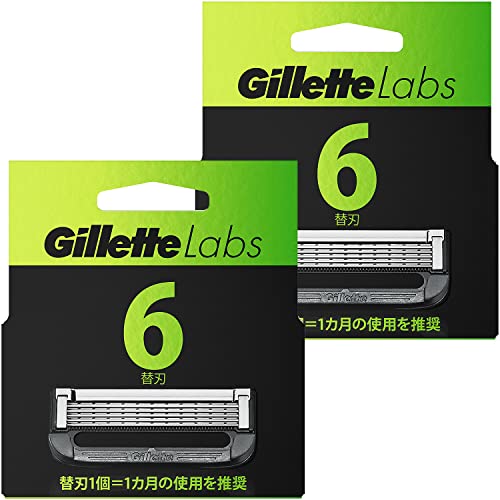 ジレット カミソリ 髭剃り 角質除去 替刃 12個 ラボ[限定ブランド商品]