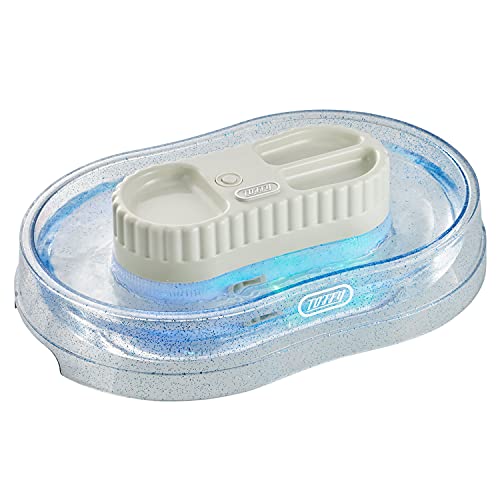 【Toffy/トフィー】 きらきら流しそうめん器 K-NS2 (アッシュホワイト) LEDライト付 乾電池 きらきら かわいい アウトドア パーティ