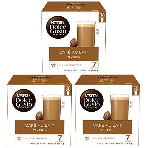 ネスカフェ ドルチェ グスト 専用カプセル カフェオレ 30P×3箱