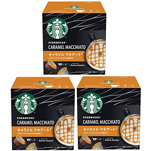 スターバックス キャラメルマキアート ネスカフェ ドルチェ グスト 専用カプセル 12P×3個のサムネイル