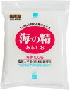 ◆商品名：海の精 国産塩 伊豆大島産 あらしお 240g × 6 原材料 : 海水(伊豆大島近海) 内容量 : 240g × 6 商品紹介 美しい自然に囲まれた太平洋に浮かぶ伊豆大島の国立公園内で、黒潮が運ぶ清らかな海水だけを原料に生産し、他の塩や苦塩(ニガリ)、固結防止のための添加物などは一切加えていない国産の伝統海塩です。 様々な塩類をバランスよく含んでいるため、ただ塩辛いだけでなく、ほのかな甘さやコクがあり、料理や食品加工に使うと、まろやかな美味を醸し出します。 原材料・成分 海水(伊豆大島近海)