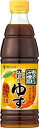 ミツカン かおりの蔵 丸搾りゆず ポン酢 600ml×3本