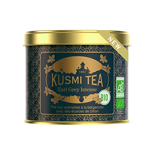 KUSMI TEA クスミティー アールグレイ インテンス 100g缶 オーガニック有機JAS認証 紅茶 [正規輸入品]