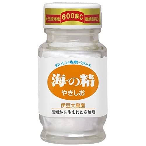 海の精 国産塩 伊豆大島産 やきしお 食卓ビン 60g × 5