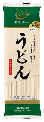 五木食品 からだシフト 糖質コントロール うどん 160g×10個