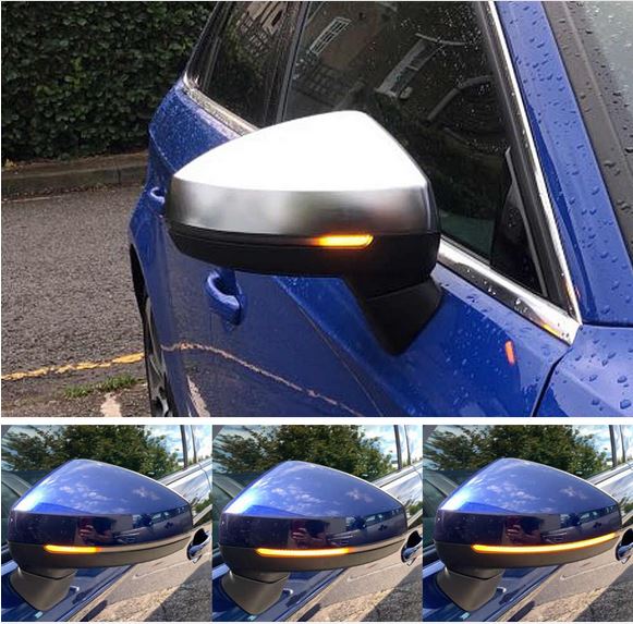 Turn Signal Lamp AUDI A3 8V RS3 S3の両方のサイドミラー信号点滅ライトLEDシーケンシャルランプ Both Side Mirror Signal Flashing Light LED Sequential Lamp For AUDI A3 8V RS3 S3