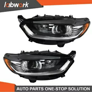Labwork ヘッドライト 2013-2016 フォード フュージョン アセンブリ ハロゲン 左側 + 右側 Labwork Headlight For 2013-2016 Ford Fusion Assembly Halogen Left+Right Side