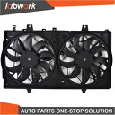 Labwork ラジエーター AC コンデンサー冷却ファン 2014-18 日産ローグ 15-17 エクストレイル用 Labwork Radiator AC Condenser Cooling Fan For 2014-18 Nissan Rogue 15-17 X-Trail