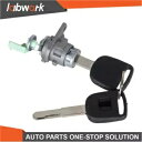 Labwork アフターマーケット左運転席ドアロックシリンダー 2003-2007 ホンダ アコード用 Labwork Aftermarket Left Driver Door Lock Cylinder For 2003-2007 Honda Accord
