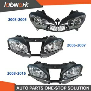 Labwork フロントヘッドライトランプヤマハ YZF R6 2003-2005 / 2006-2007 / 2008-2016 Labwork Front Headlight Lamp For Yamaha YZF R6 2003-2005 / 2006-2007 / 2008-2016