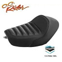 C.C.RIDER ドライバー ソロ ジェル シート ハーレー スポーツスター アイアン XL 883 2010-2022 に適合 C.C.RIDER Driver Solo Gel Seat Fit For Harley Sportster Iron XL 883 2010-2022
