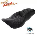 C.C. RIDER 運転席助手席ジェルシート ハーレーツーリング CVO ロードキング 09-23 に適合 C.C. RIDER Driver Passenger Gel Seat Fit For Harley Touring CVO Road King 09-23