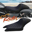 C.C. RIDER ツーアップシート ハーレースポーツスター 883 1200 3.3 ガロンタンク 04-22 に適合 C.C. RIDER Two-up Seat Fit For Harley Sportster 883 1200 3.3Gallon Tank 04-22(2)
