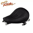C.C.ライダー ブラック ドライバー ソロシート ハーレー スポーツスター 883 1200 2010-2022用 C.C. RIDER Black Driv...