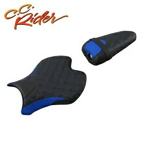 C.C.ライダードライバー + 助手席ピリオンシートヤマハ YZF R6 2017-2022 に適合 C.C. RIDER Driver+Passenger Pillion Seat Fit For Yamaha YZF R6 2017-2022