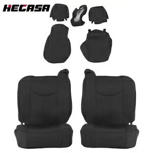 シボレーシルバラード/GMC シエラ 1500 1999-2006 フロントシートカバー左右布 For Chevy Silverado/ GMC Sierra 1500 1999-2006 Front Seat Cover Left Right Cloth