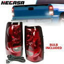 2003-2006 シボレー シルバラード 1500 2500 3500 ピックアップ レッド テール ライト 電球セット付き For 2003-2006 Chevy Silverado 1500 2500 3500 Pickup Red Tail Lights W/ Bulbs Set
