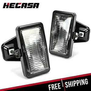 HECASA 1985-1992 カマロ IROC-Z Z28 フォグライトランプ ブラケットペア左右付き HECASA For 1985-1992 Camaro IROC-Z Z28 Fog Light Lamp w/ Bracket Pair LEFT RIGHT