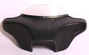 新品バットウィングフェアリング未塗装フロントガラスハーレーツーリンググライドストリートダブルディン NEW Batwing Fairing Unpainted Windshield Harley Touring Glide Street Double Din