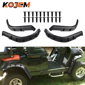 KOJEM フェンダー フレア ゴルフカート ヤマハ G14、G16、G19、G20、G22 ハードウェア付き KOJEM Fende..