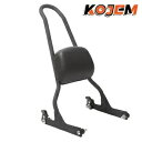 ワンピース乗客バックレストシーシーバー直立ハーレーソフテイル 2006-17 FXSTB One-Piece Passenger Backrest Sissy Bar Upright For Harley Softail 2006-17 FXSTB