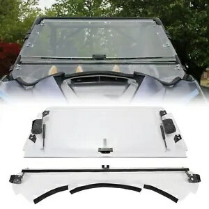 クリアフリップフロントガラス 2013-2018 Can-Am マーベリック 1000R/最大 1000r/ターボ用 Clear Flip Windshield For 2013-2018 Can-Am Maverick 1000R/ Max 1000r/ Turbo