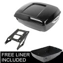 キングパック トランクマウントラック ハーレーツアーパックツーリングロードグライド2014年以降に適合 King Pack Trunk Mounting Rack Fit For Harley Tour Pak Touring Road Glide 2014-Up(2)