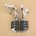 助手席フットペグ マウント付き ハーレー スポーツスター XL883 1200 カスタム 14+ に適合 Passenger Foot Pegs w/ Mounts Fit For Harley Sportster XL883 1200 Custom 14+(2)