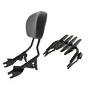 バックレストシーシーバー取り外し可能なステルス荷物ラックハーレーロードキング 09+ に適合 Backrest Sissy Bar Detachable Stealth Luggage Rack Fit For Harley Road King 09+(2)
