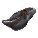 ワンピース運転席 & 助手席フィットハーレーツーリングストリートロードグライド 09-23 One Piece Driver &Passenger Seat Fit For Harley Touring Street Road Glide 09-23