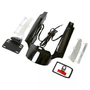 リアフェンダーフェイシア レッドライト付き ハーレーツーリングロードグライドキング 09-13 12用 Rear Fender Fascia w/ Red Light Fit For Harley Touring Road Glide King 09-13 12