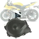 左エンジンステータークランクケースカバーヤマハ YZFR6 YZF R6 2006-2022 BLK に適合 Left Engine Stator Crankc...