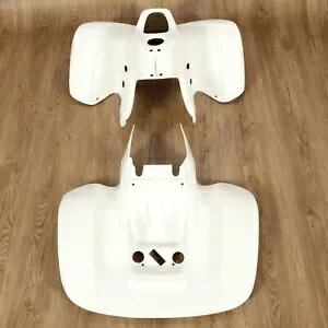 1993-2005 ホンダ Sportrax 90 TRX90 2x4 ホワイト フロントおよびリア フェンダー キット ABS For 1993-2005 Honda Sportrax 90 TRX90 2x4 White Front and Rear Fender Kit ABS