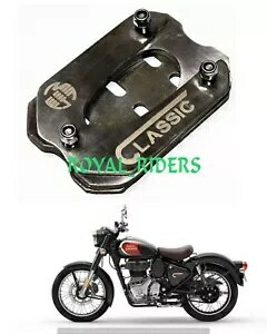 ɥɥƥSS եɥ˥塼饷åܡ350 Side Stand Extender Guard SS Fit For Enfield New Classic Reborn 350
