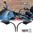 ペアオートバイサイドミラーバックミラーヤマハレイダー V スターボルトスター VMax US Pair Motorcycle Side Mirrors Rearview For Yamaha Raider V-Star Bolt-Star VMax US(2)